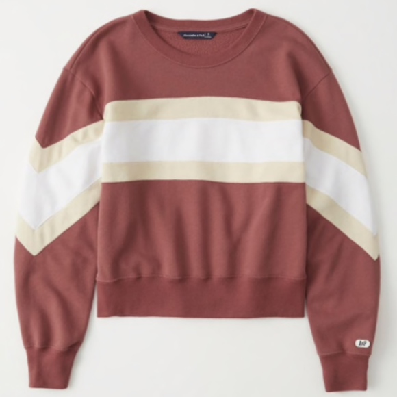 Abercrombie & Fitch Tops - Abercrombie & Fitch Crew Neck Sweatshirt